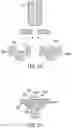 Fig. 15 - Method for forming three-dimensional structures with different material portions