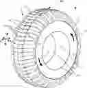 Fig. 01 - Tread for an agricultural vehicle