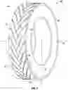 Fig. 02 - Truck tire tread with angled ribs having stone ejectors