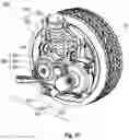 Fig. 13 - Transverse wheel suspension system
