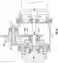 Fig. 34 - Transmission mounted electrical charging system PTO gear arrangement