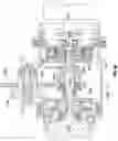Fig. 38 - Transmission mounted electrical charging system PTO gear arrangement