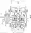Fig. 40 - Transmission mounted electrical charging system PTO gear arrangement