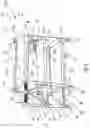 Fig. 03 - Wheeled folding tray cart with safety device and method