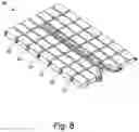 Fig. 07 - Weight distribution and stiffening system for modular floating platforms