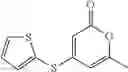 Fig. 72 - Heteroaryl-thio-substituted pyrones