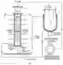 Fig. 02 - Anaerobic digestion device based on self-sustained air flotation