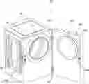 Fig. 01 - Laundry treating appliance having a door assembly