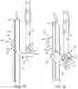 Fig. 12 - Collars for use in either driving posts into or removing posts from the ground, and related methods