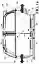 Fig. 21 - DUAL FUNCTION LATCH ASSEMBLY AND RETRACTABLE STRIKER AND/OR RETRACTABLE RATCHET ASSEMBLY FOR DUAL DOOR PILLARLESS DOOR SYSTEM AND METHOD OF OPERATION THEREOF