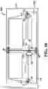 Fig. 42 - DUAL FUNCTION LATCH ASSEMBLY AND RETRACTABLE STRIKER AND/OR RETRACTABLE RATCHET ASSEMBLY FOR DUAL DOOR PILLARLESS DOOR SYSTEM AND METHOD OF OPERATION THEREOF
