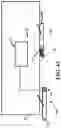 Fig. 46 - DUAL FUNCTION LATCH ASSEMBLY AND RETRACTABLE STRIKER AND/OR RETRACTABLE RATCHET ASSEMBLY FOR DUAL DOOR PILLARLESS DOOR SYSTEM AND METHOD OF OPERATION THEREOF