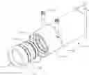 Fig. 01 - Dual pipe drill head quick interchange joint