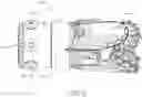 Fig. 10 - Dual pipe drill head quick interchange joint