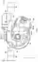 Fig. 06 - Pump damper assembly and dishwasher appliance