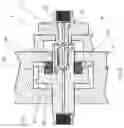 Fig. 06 - Hydraulic fast-coupling assembly for coupling a water jet cutting system with a supporting head of a machine used for the working of sheet materials