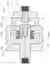 Fig. 07 - Hydraulic fast-coupling assembly for coupling a water jet cutting system with a supporting head of a machine used for the working of sheet materials