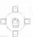 Fig. 01 - Fixing base, lamp fixing device and lamp