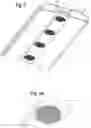 Fig. 10 - Combination LED lighting and fan apparatus