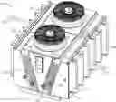 Fig. 01 - ADIABATIC CONDENSER WITH SPLIT COOLING PADS