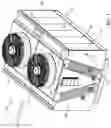 Fig. 02 - ADIABATIC CONDENSER WITH SPLIT COOLING PADS