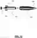 Fig. 13 - Techniques suitable for use with an object for moving through a fluid, such as a munition or reconnaissance projectile