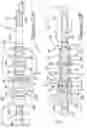 Fig. 19 - VALVE ASSEMBLY AND FLUID ARRANGEMENT FOR CONTINUOUS DELIVERY OF VOLUMETRICALLY PROPORTIONED FLUIDS
