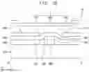 Fig. 14 - Display device with pixel electrode overlapping only a portion of contact hole
