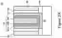 Fig. 24 - Method of forming a semiconductor device with implantation of impurities at high temperature