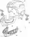 Fig. 01 - Helmet with split type skeleton structure