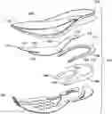 Fig. 01 - Articles of footwear with support structures