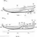Fig. 14 - Articles of footwear with support structures