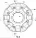 Fig. 07 - Umbrella with hub reinforced tilt coupling