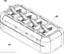 Fig. 01 - Pizza cutter cleaning, storage, and isolation device