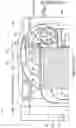 Fig. 12 - Dishwasher having condensing duct and heat exchange portion