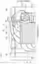 Fig. 13 - Dishwasher having condensing duct and heat exchange portion