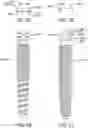 Fig. 10 - Pivotal bone anchor assembly having first and second split rings and an insert with post-placement tool deployment