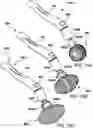 Fig. 12 - MULTI-PRONGED INNER STABILIZER CONFIGURATION FOR DERMA ROLLER APPARATUS