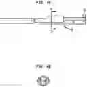 Fig. 27 - Insertion device for one-handed insertion of a guidewire into the lumen of a vessel/cavity