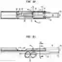 Fig. 34 - Insertion device for one-handed insertion of a guidewire into the lumen of a vessel/cavity