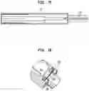 Fig. 40 - Insertion device for one-handed insertion of a guidewire into the lumen of a vessel/cavity