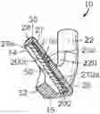 Fig. 01 - Ball striking device having a covering element