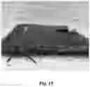 Fig. 14 - Golf training device with sling implement