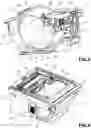 Fig. 10 - Printer with easy opening and firmly secured closure
