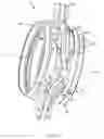 Fig. 20 - Wheel hub assembly with exterior sensors positioned to avoid interference