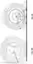 Fig. 10 - Pneumatic tire with annular sidewall concavity