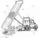Fig. 01 - Dump trailer and system for a semi-trailer truck