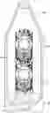 Fig. 01 - Multiple space vehicle launch system
