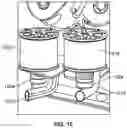 Fig. 11 - ROTARY AIRLOCK DEVICE AND SYSTEM FOR MOVING AND PLACING GRANULATE MATERIAL