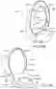Fig. 75 - Clean toilet and accessories